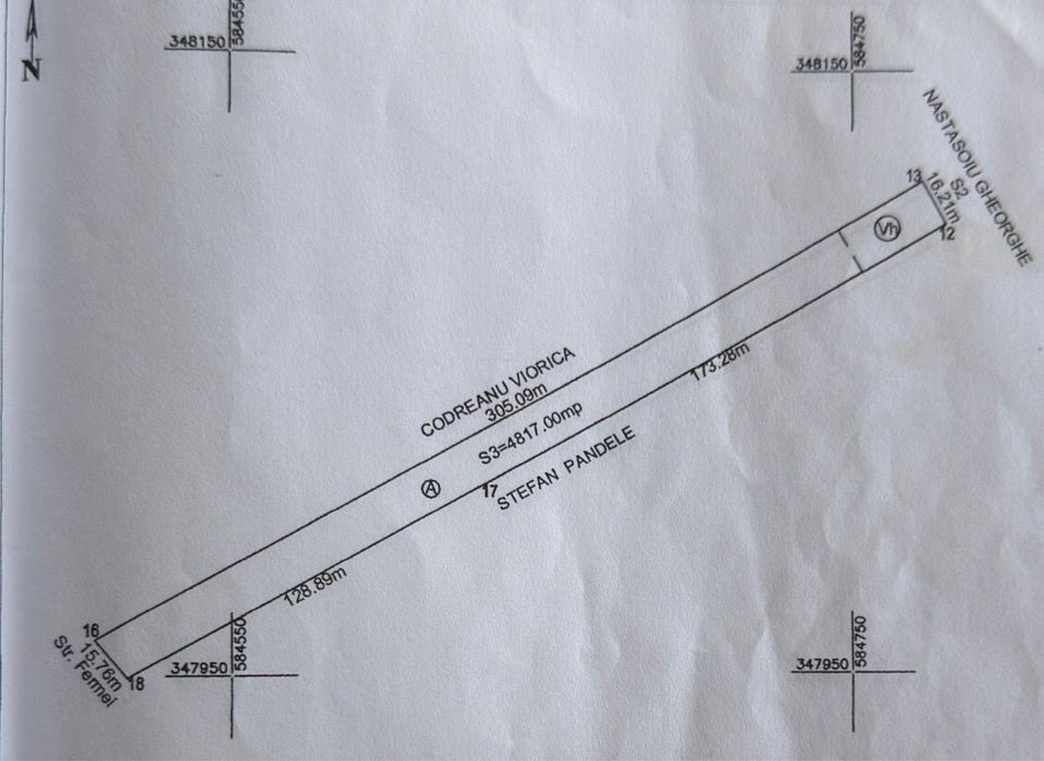 Teren intravilan Saftica, strada Fermei cu toate utilitatile