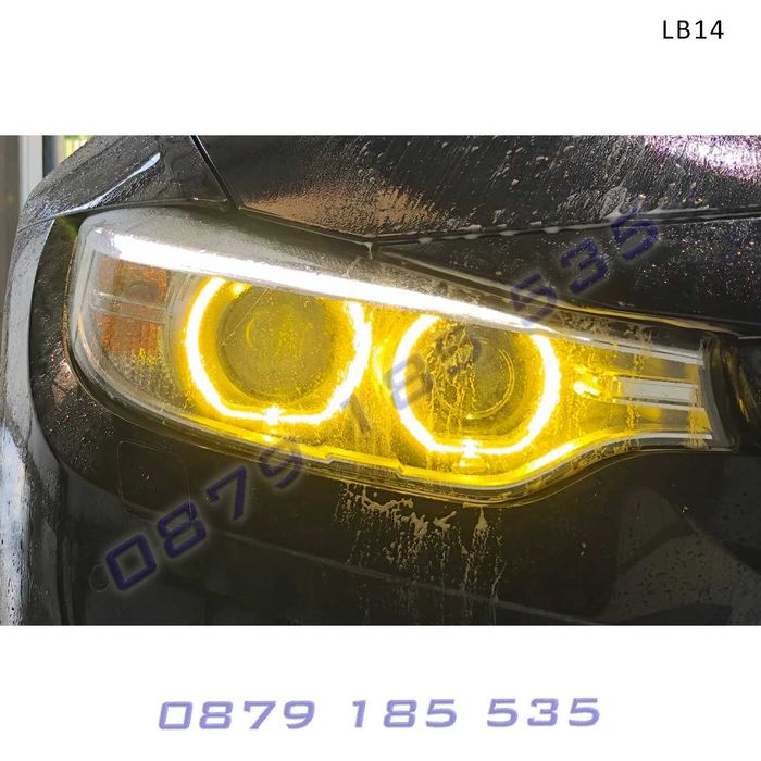 CSL Жълти ангелски очи DRL чип BMW X5 F15 X6 F16 14-18 бмв angel eyes