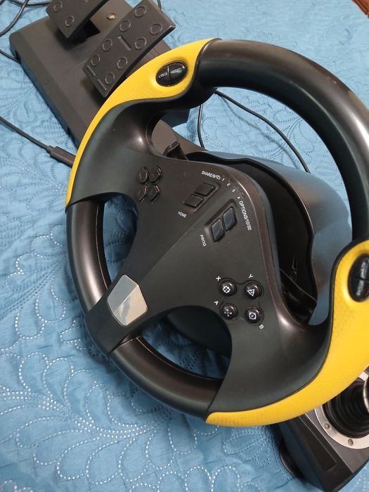 Volan gaming cu pedale MYRIA MG 7400