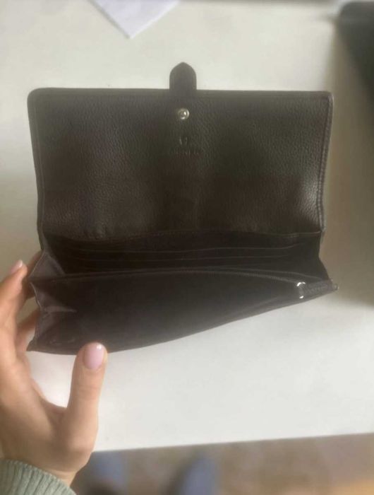 Тъмно кафяв портфейл Aigner