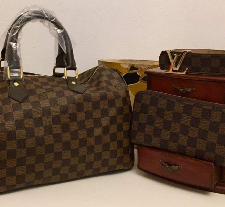 Set LV Speedy Medium,diverse nuanțe /geanta +portofel/saculet inclus