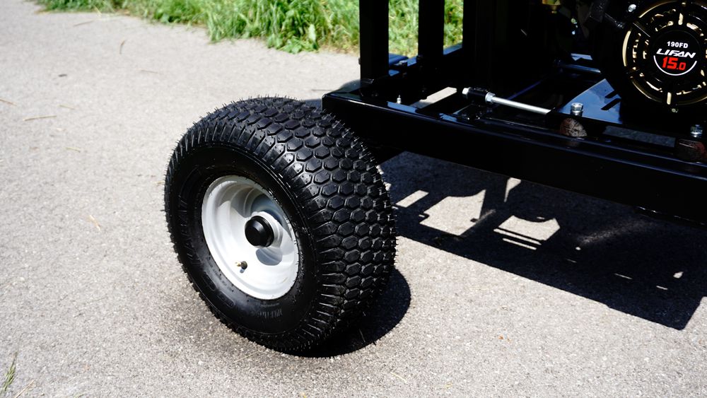 Tocător crengi RSO 120 sasiu off road