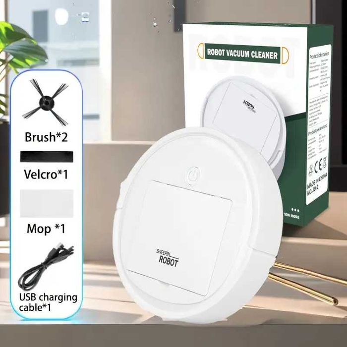 Aspirator robot inteligent – aspirare și mop, fără fir, reîncărcabil