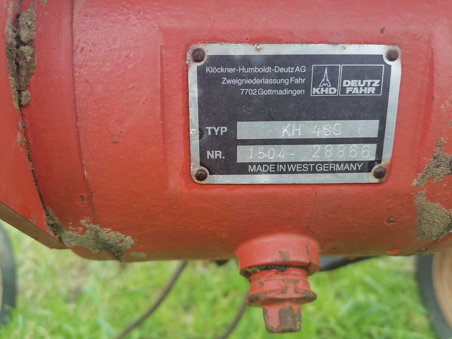 Grebla strans intors fan Kuhn Deutz