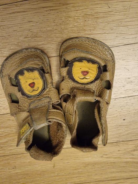 Sandale copii barefoot piele Tikki 20