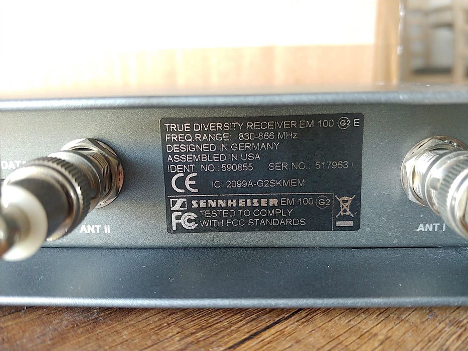 Sennheiser EW100 G2 830-866MHz