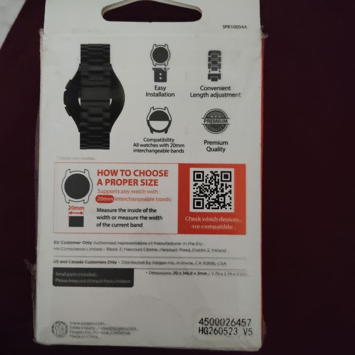 Curea metalica originală Spigen smartwatch Samsung