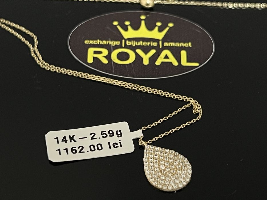 Bijuteria Royal CB : Lant aur 14k 585  2,59 grame