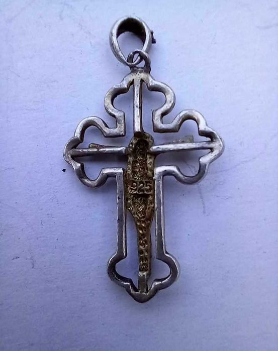 Сребърни висулки / кръст / проба 925