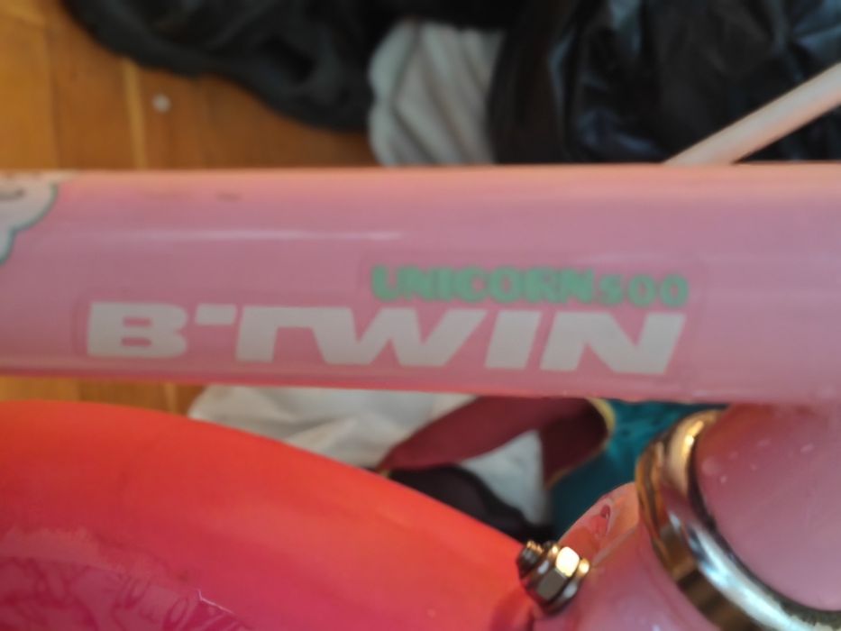 Детско колело  btwin 14" розово