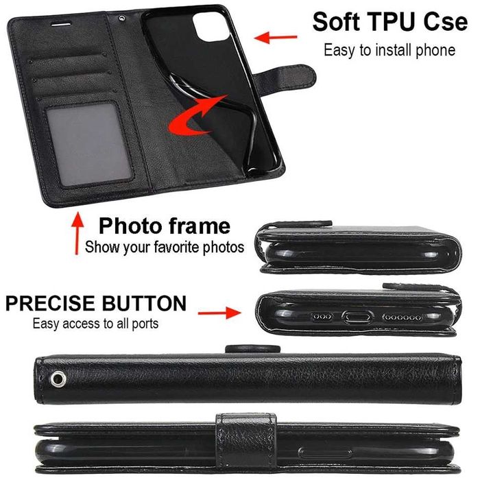 Xiaomi Redmi 12 / Note 12 / 12S/ 12 Pro / 12 Pro+ / Кожен калъф тефтер