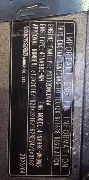 Motor Hitachi Yanmar 4TNV98C nou pentru excavator ZX85 utilaje constructii Uniterra Group SRL