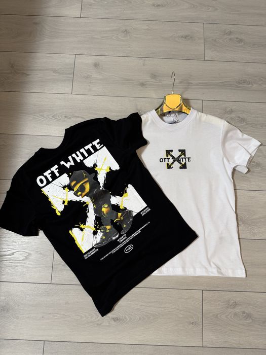 Tricou Barbati “Off White Jordan” Black/White!