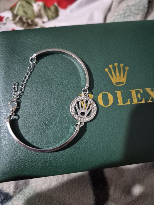 Bratara rolex cu diamante