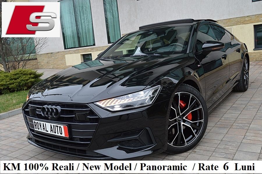 Audi A7 KM 100 % Reali / Trapa Panoramica / Foarte Dotata / Rate 3-6 Luni