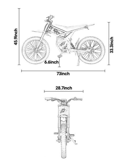Електрически OFF Road Велосипед Riding Times GT73 Pro 3000W 60V/36Ah