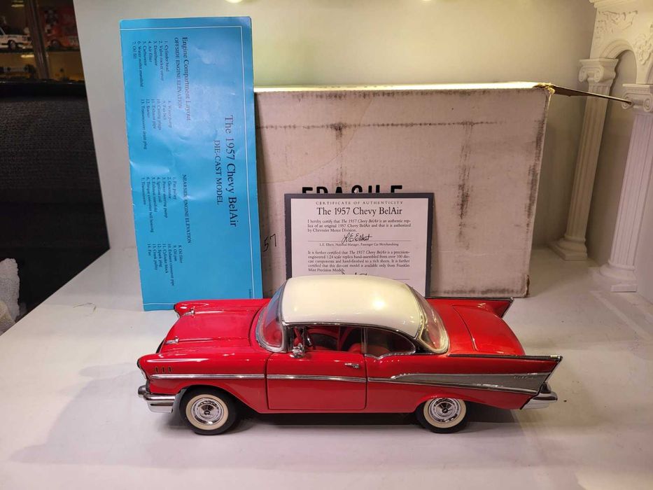 Колекционерски колички от метал мащаб 1/24  Дъмбари минт,Фнклин минт