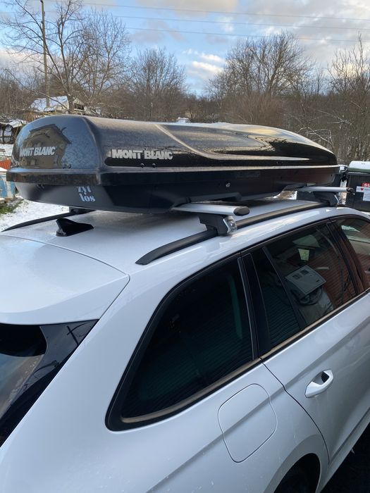 Багажник за ски Mont Blank-черен гланц