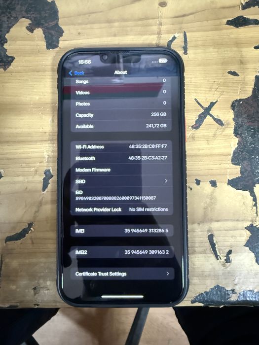 Iphone 13 Pro Max 256GB Graphite 86% Battery