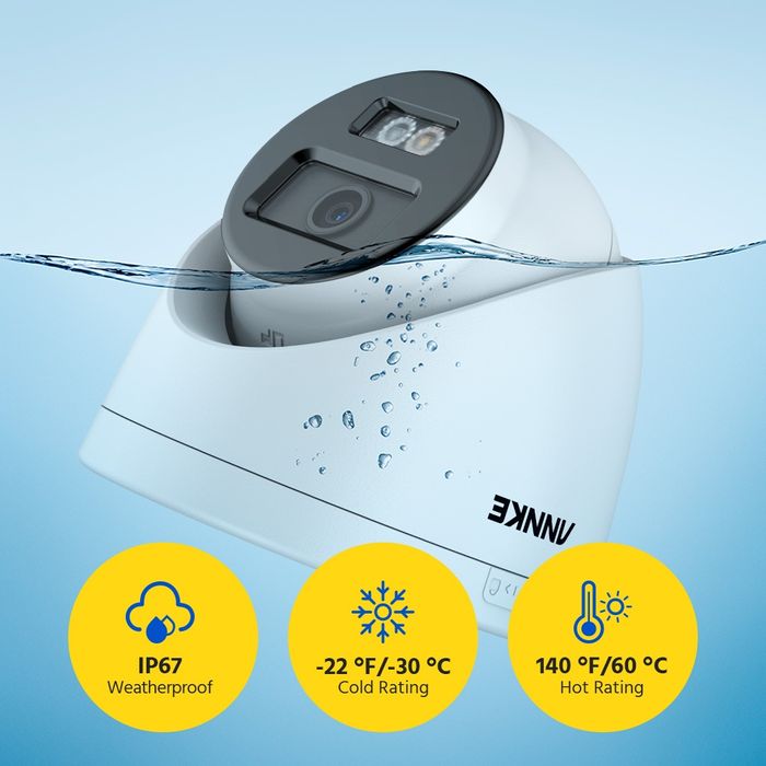 8 MP 4K камера видеонаблюдение Annke модел I91DS 4mm леща