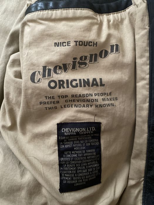 Chevignon 1979 кожено яке тип Бомбър