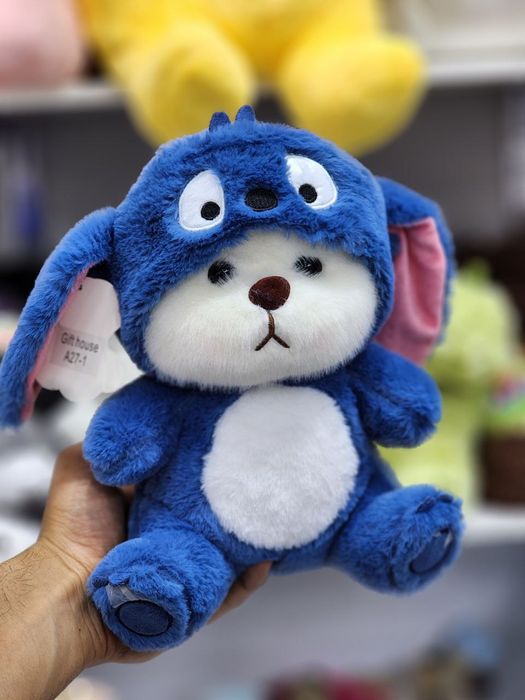 Мягкая игрушка медведь в костюме стич