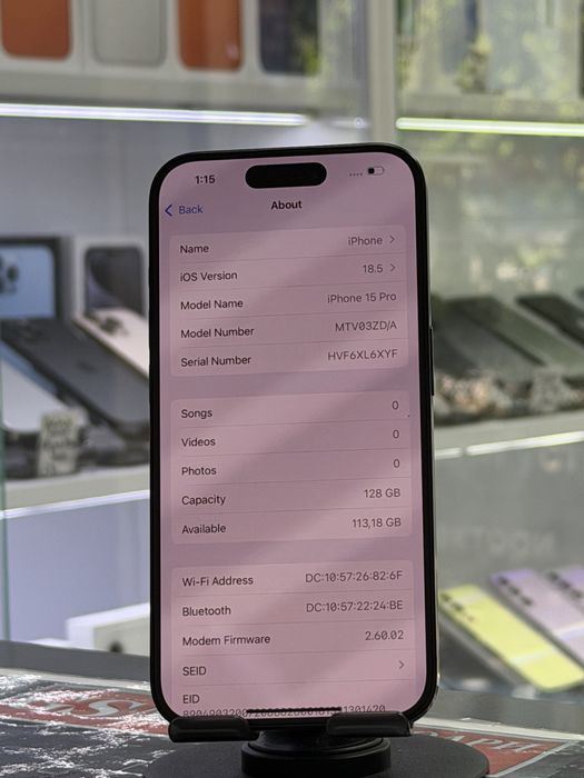 Iphone 15 Pro 128Gb