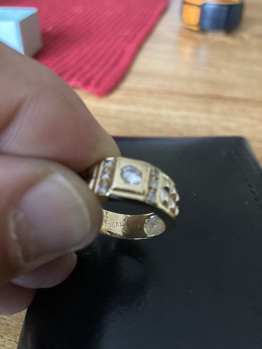 Мъжки златен пръстен 14 к проба 585