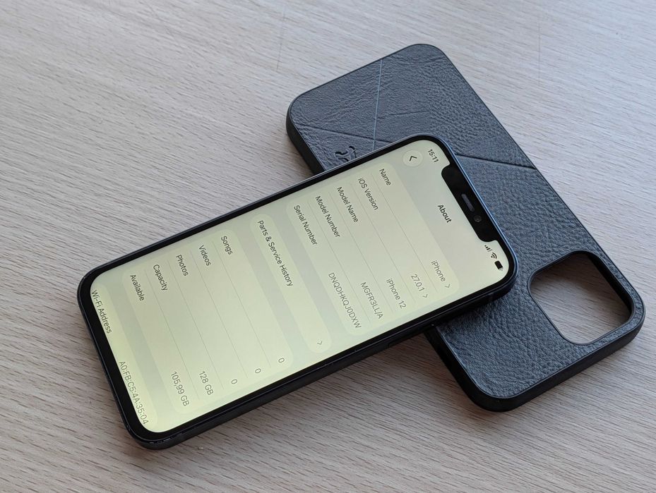 Apple iPhone 12 128GB Baterie 90% + Folie + Husa + Cablu incarcare