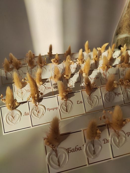 Покани за кръщене, сватба, рожден ден, табелки с имена