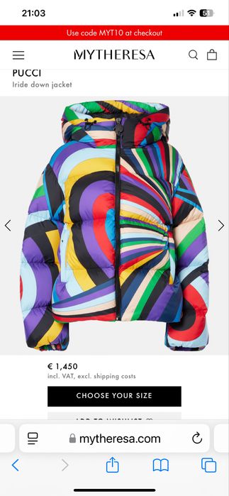 Geacă de ski  superbă Emilio Pucci