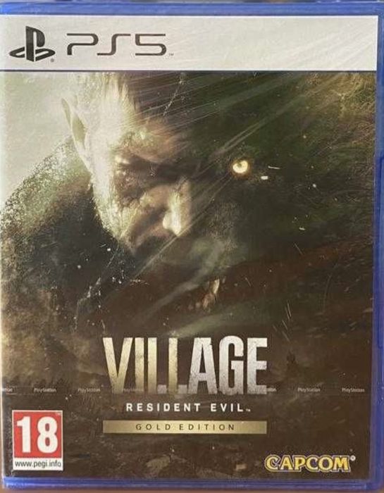 Игры диски на Sony PS5. Resident evil village