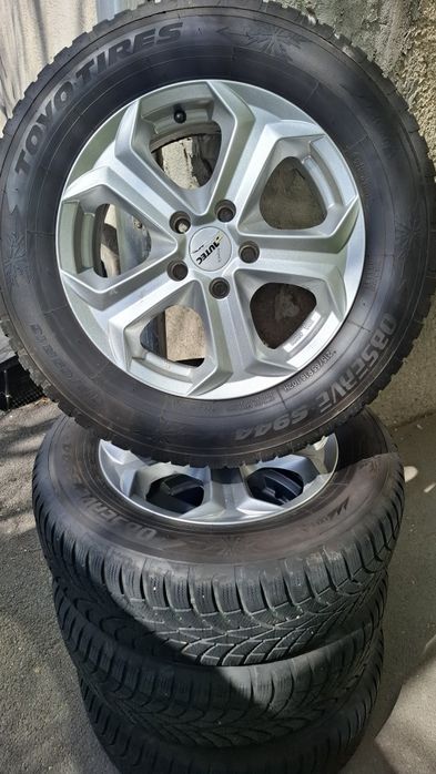 Jante Aliaj,  cu cauciucuri 215/65/16 M+S dot 2024 ,5×112 !