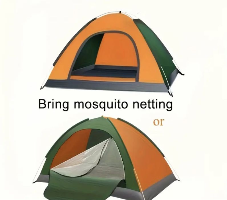 Водоустойчива палатка за 2 души – идеална за къмпинг и туризъм