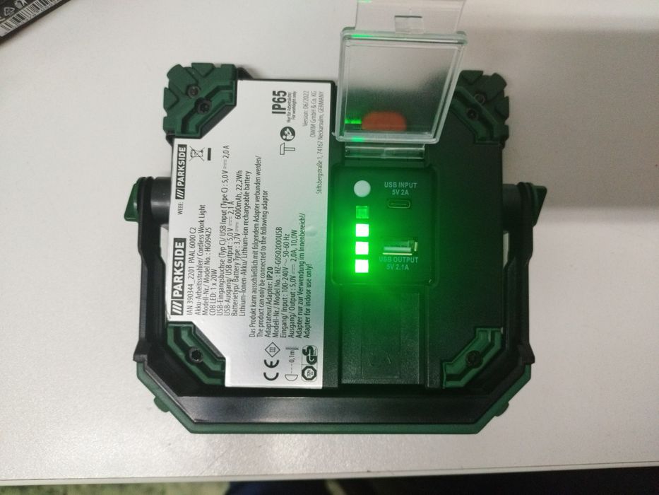 Работен лед прожектор Parkside  PAAL 6000 C2