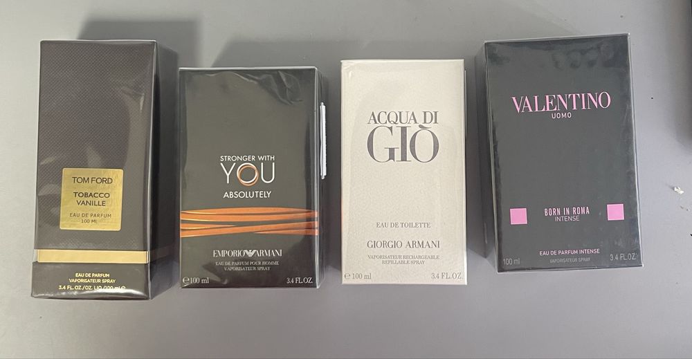 Parfum Armani, Valentino, Tom Ford