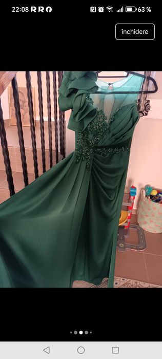 Rochie eleganta verde