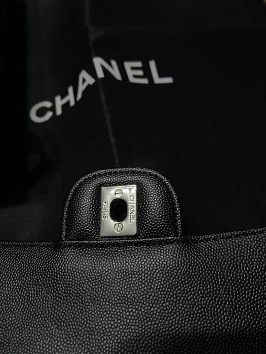 Geanta Chanel Black Caviar - Piele Naturala