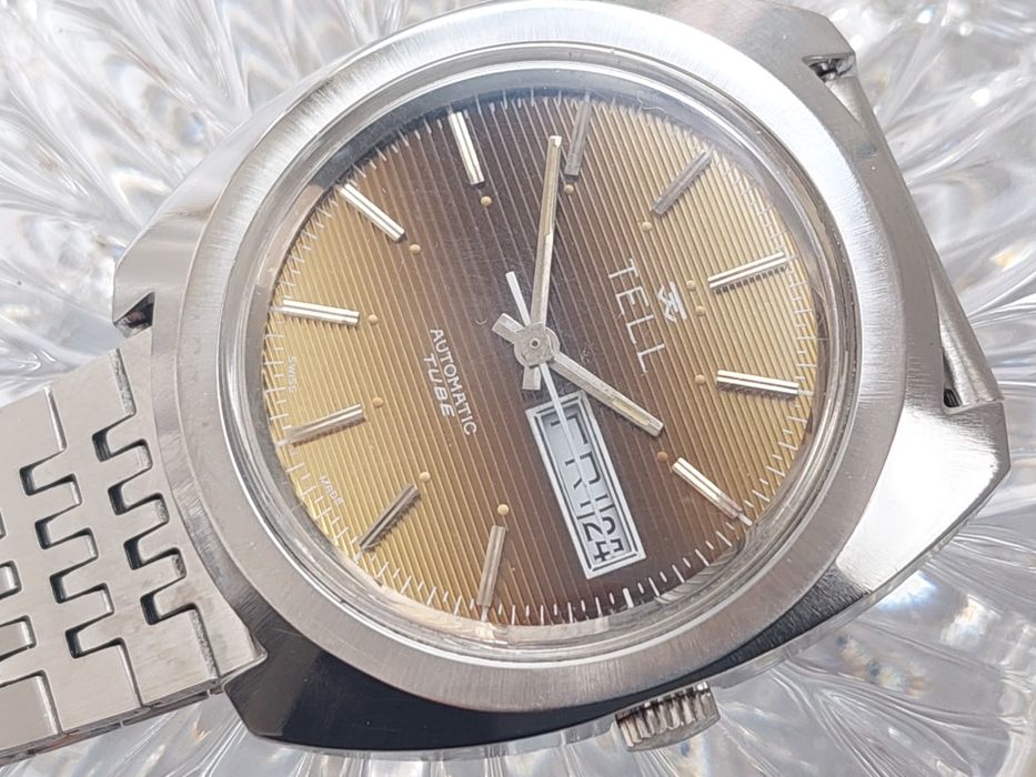 Ceas automatic Tell Day-Date perfect functional, colectie vintage