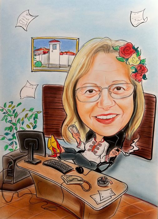 Карикатури , шаржове ръчно рисувани