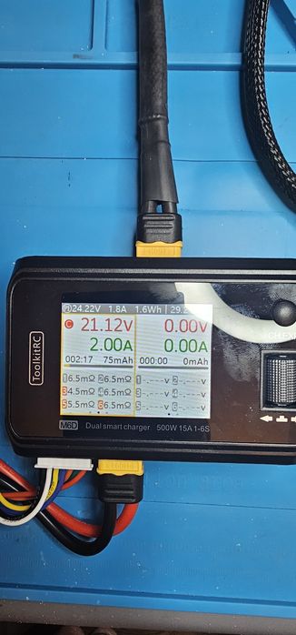 Pachet acumulator Li-ion 6S2P – proiect RC / DIY