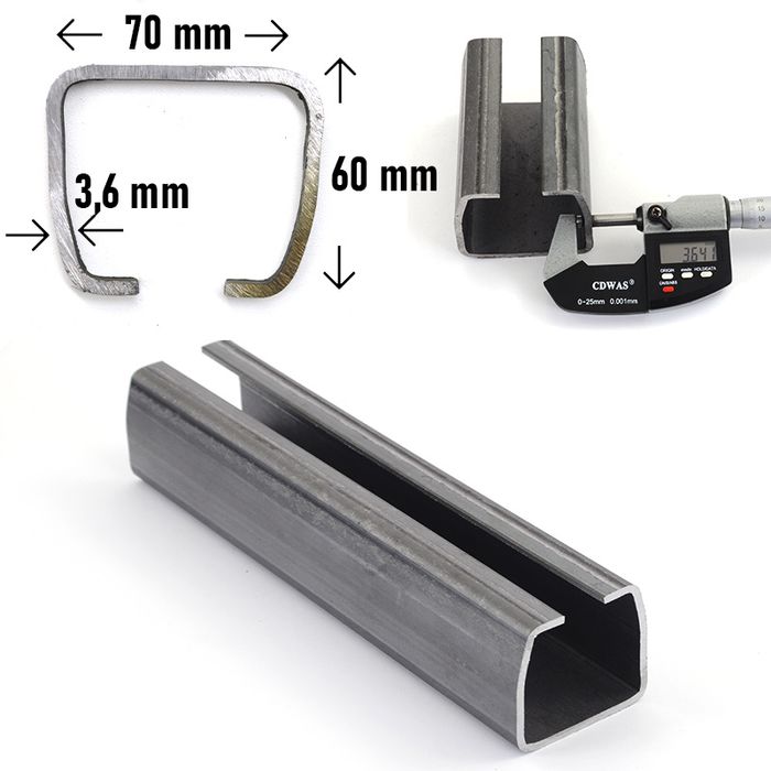 Kit complet pentru poarta autoportanta maxim 600 kg.