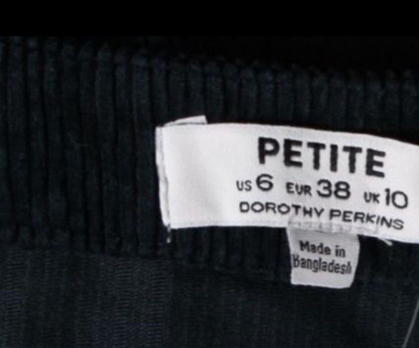 Rochie raiat Dorothy Perkins verde smaralad SUPERBA