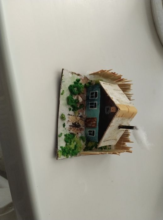 Деорама домик в деревне