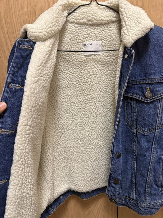 Дамско подплатено дънково яке