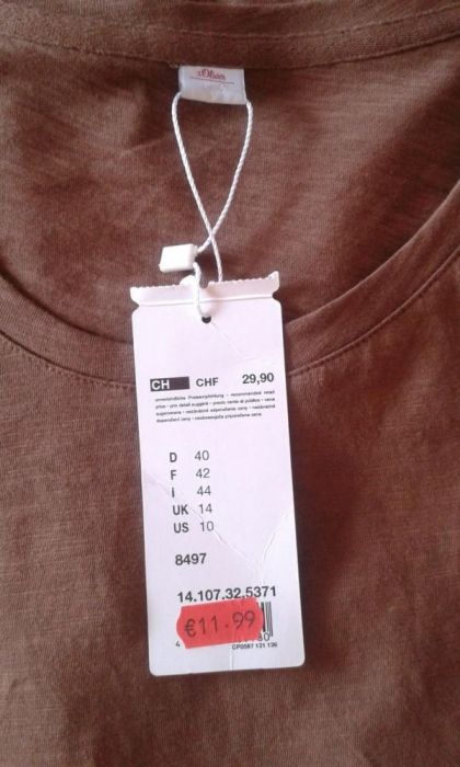 Tricou original S.Oliver, marimea 40