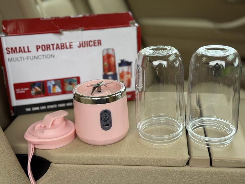 Blender Portabil 6 Lame Inox-Mini Storcator-400ml- Nou