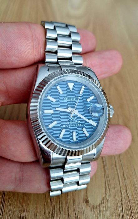 Мъжки часовник Seiko Datejust Mod син циферблат