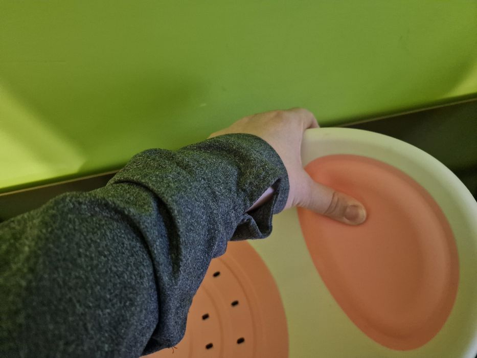 Сгъваема ортопедичма стойка за къпане на бебе