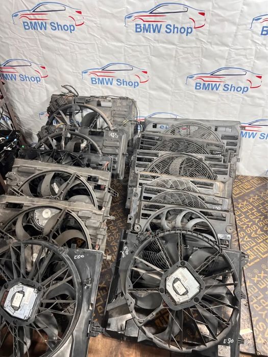 Вентилятор охлаждения радиатора bmw e60 е60